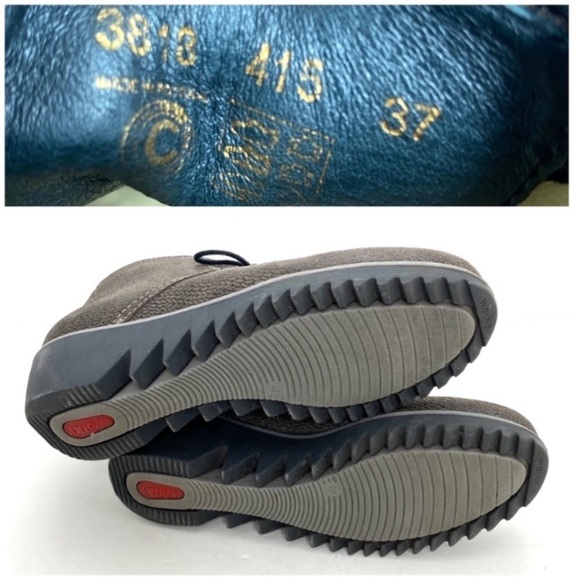 Wolky Dusky WintyComfort Lace up Ankle Wedge Boot in Metallic Brown Size 6 - Picture 11 of 12